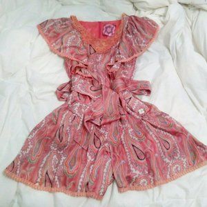 Japan Honey Bunch Pattern Dress with Shorts